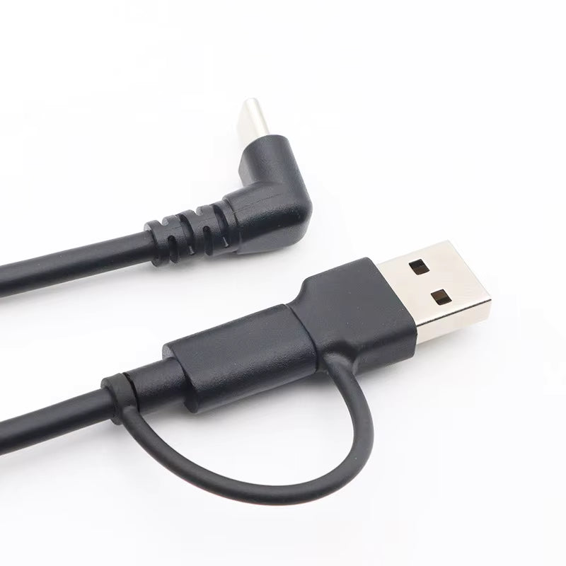USB C & A Male to Female Cable - 2 meters