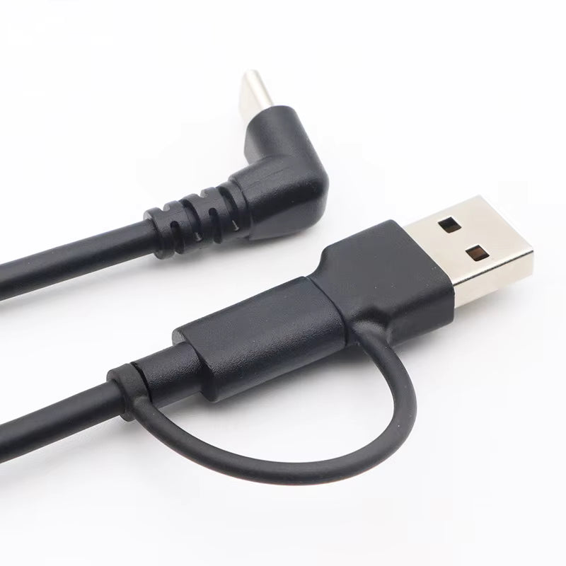 USB C & A Male to Female Cable - 2 meters